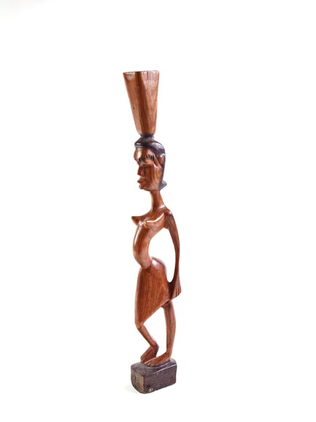 stock image Gambian wood carving.