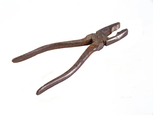 Old rusty pliers, — Stock Photo, Image