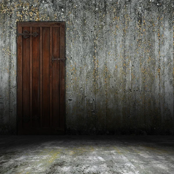 Porta interior velha — Fotografia de Stock