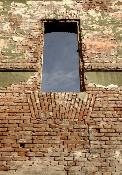 Antigua pared de fábrica texturizada — Foto de Stock