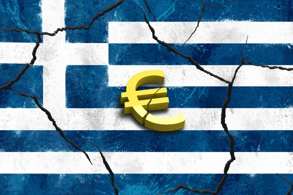 Greek crash — Stock Photo, Image