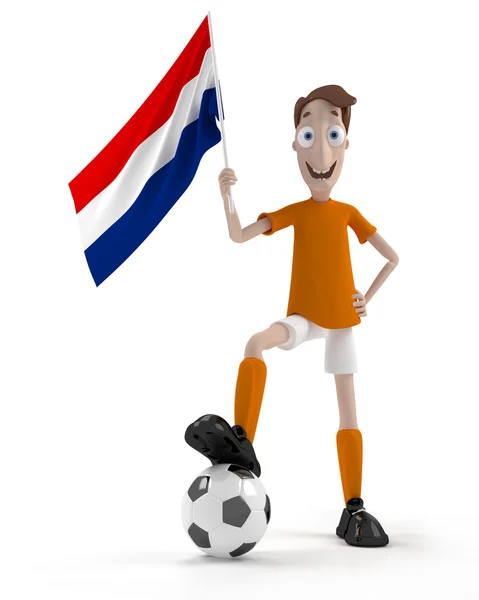 Jugador de fútbol holandés —  Fotos de Stock