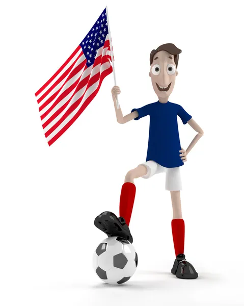EE.UU. jugador de fútbol — Foto de Stock