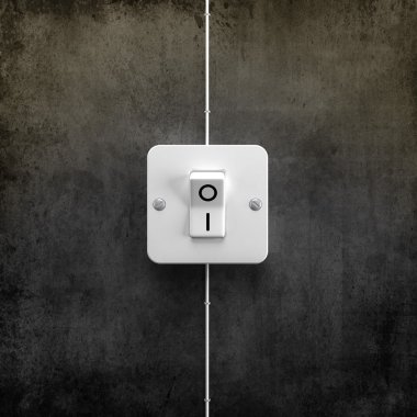 Interruptor switch ON clipart