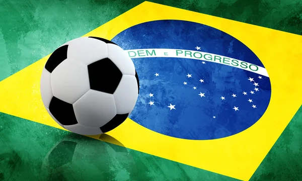 Brazylia Piłka nożna — Zdjęcie stockowe