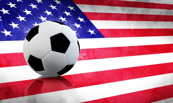 Piłka nożna w Stany Zjednoczone Ameryki — Zdjęcie stockowe