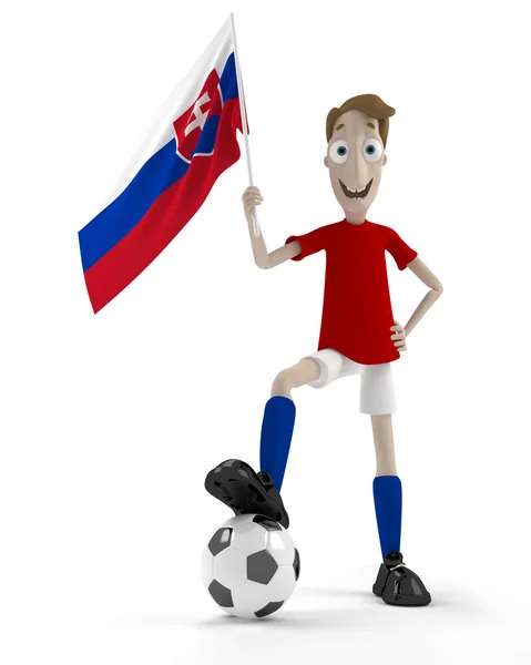 Giocatore di calcio slovacco — Foto Stock