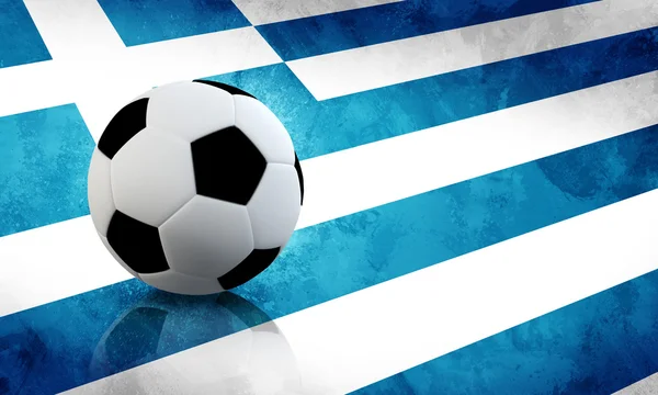 Řecko fotbal — Stock fotografie