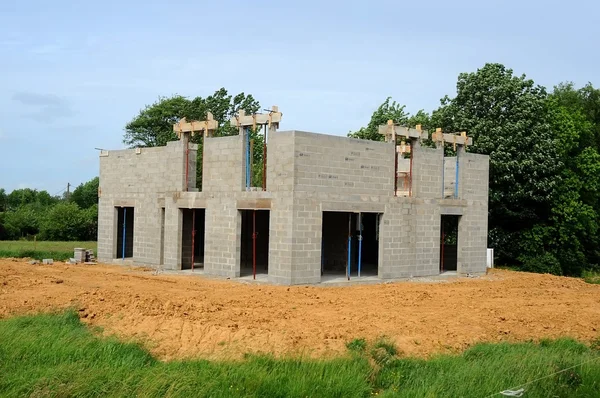 Maison en construction — Stock Photo, Image