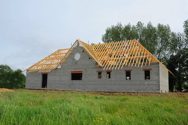 Maison en 건설 — 스톡 사진