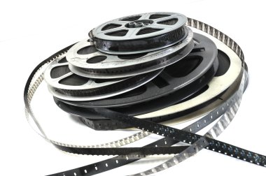 Pellicule film vidéo noir et blanc clipart