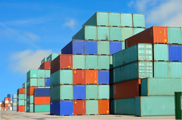 Containers au port