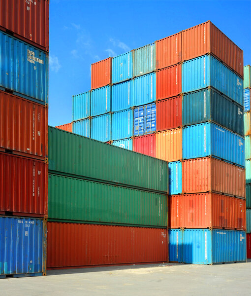 Containers au port