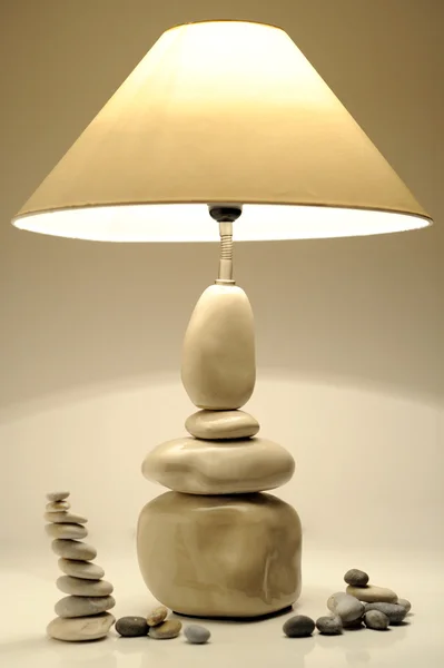 Lampe en forme de galets — Stock Photo, Image
