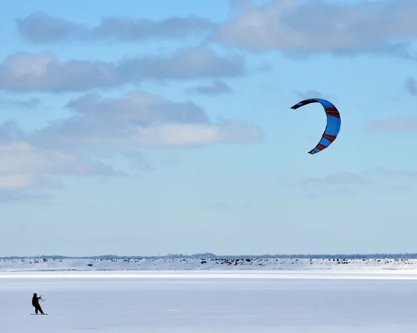 stock image Winter Wind Surfing