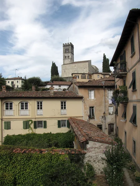 Barga - a small town in Tuscany — Stock Photo, Image