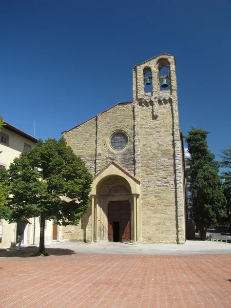 Arezzo - Church of San Domenico. Rechtenvrije Stockafbeeldingen