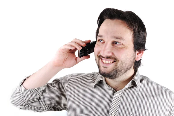 Man with mobile — Stock Photo, Image