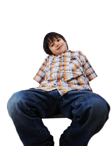 Kid with an idea — Stock Photo, Image