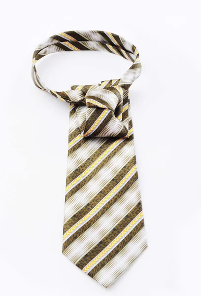Samec kravatu, mobilní a pero — Stock fotografie