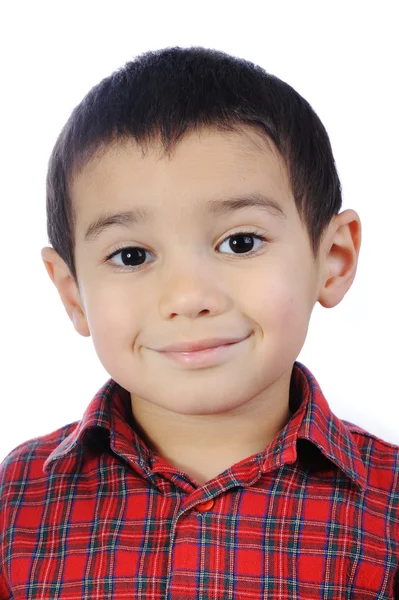Photo of adorable young boy looking at camera — Stock Photo, Image