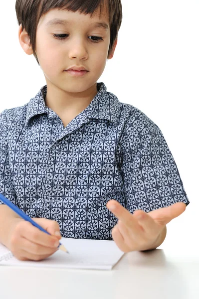 Menino da escola — Fotografia de Stock