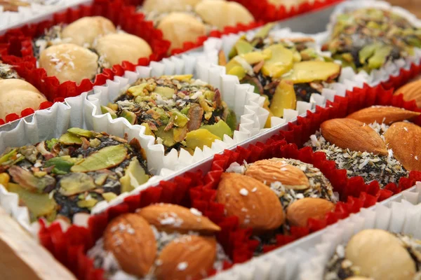 Dulces de delicia turca tradicional — Foto de Stock