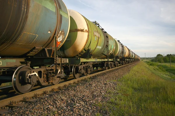 stock image Oil transportation by rail