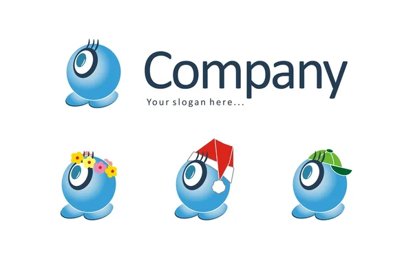Logo and mascot — Stock Vector