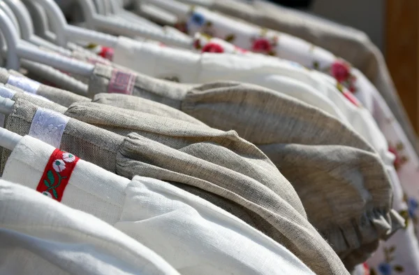 Linen dresses — Stock Photo, Image