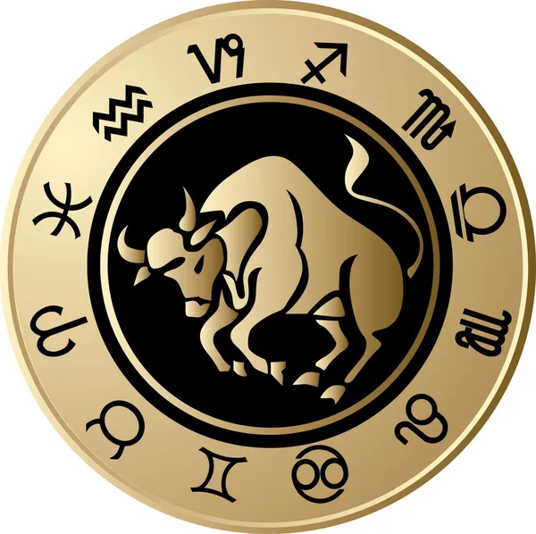 Horoskop taurus — Stockový vektor