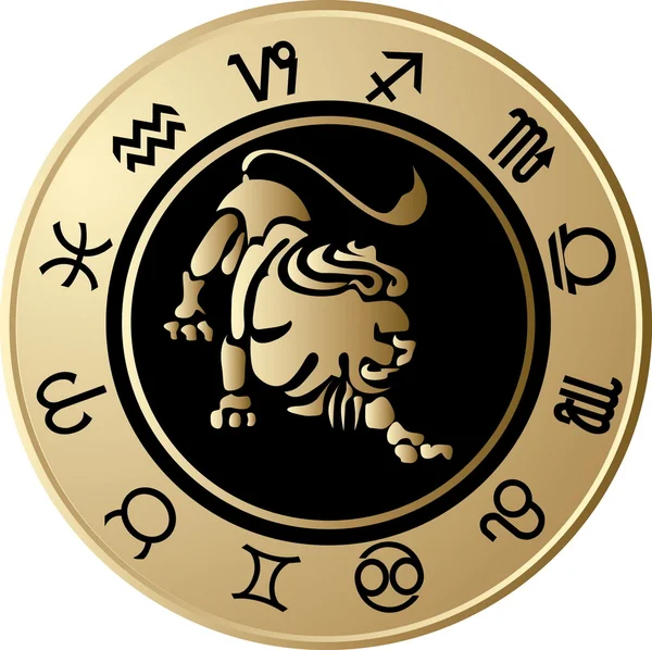 Horoscope Léon — Image vectorielle