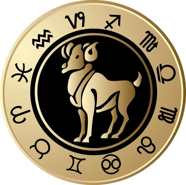 Horoskop Beran — Stockový vektor
