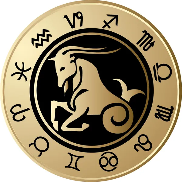 Horoscope Capricorne — Image vectorielle