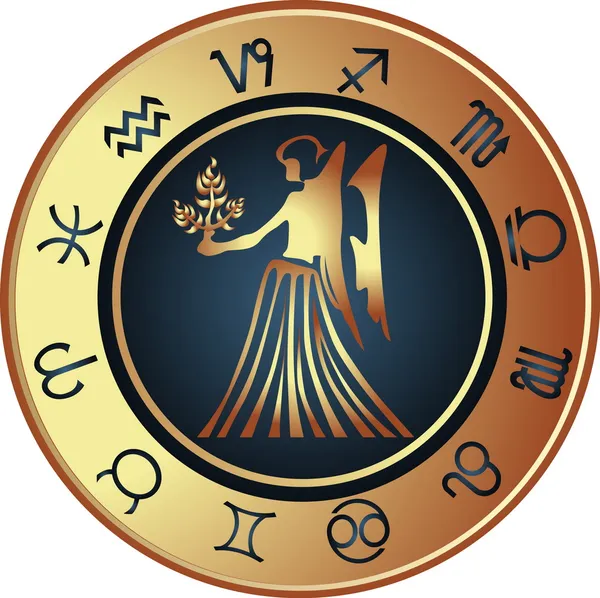 Horoscope Virgo — Stock Vector