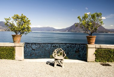 The Isola Bella in Lago Maggiore, Piedmo clipart