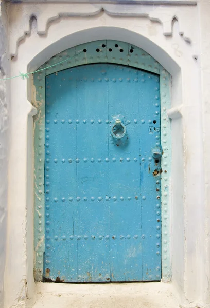 Sehr alte Holztür von Marokko — Stockfoto
