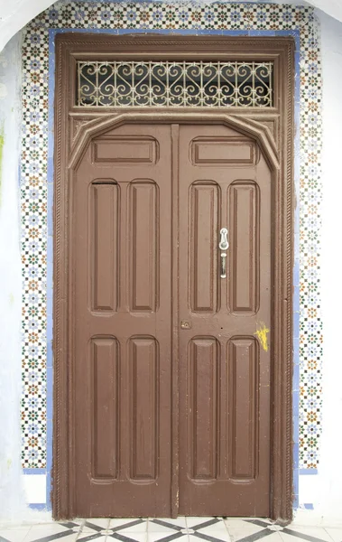 Mycket gamla fönster av Marocko — Stockfoto