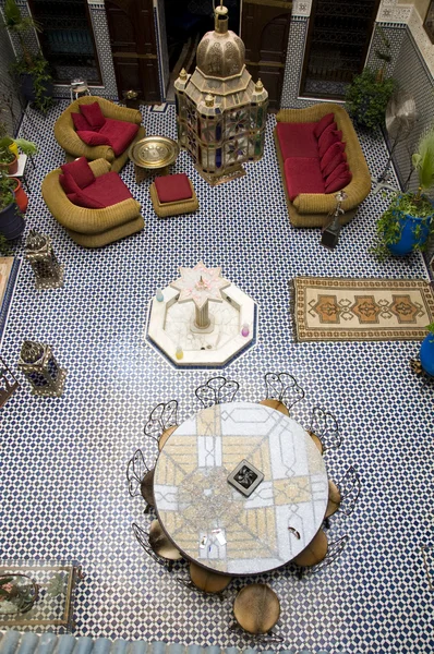 Το ξενοδοχείο εσωτερικό, Μαρόκο, — Φωτογραφία Αρχείου