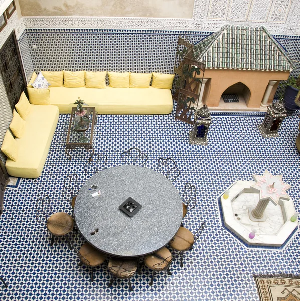 Otelin iç, morocco, — Stok fotoğraf