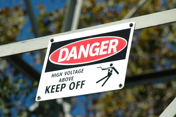 stock image Danger - High Voltage