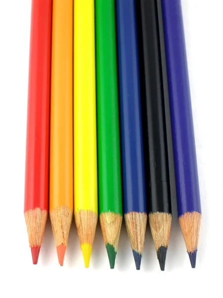 Rainbow pencils — Stock Photo, Image