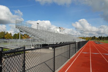 Track & stands clipart