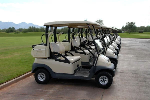 Golfcarts — Stock fotografie