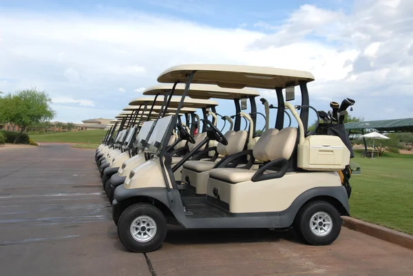 Golfcarts — Stock fotografie