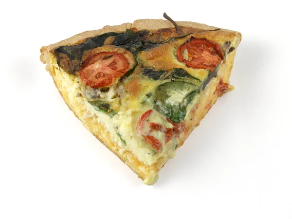 stock image Quiche slice