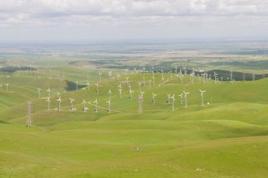Wind farm clipart