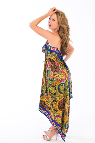 Paisley dress — Stock Photo, Image
