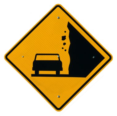 Falling Rocks clipart