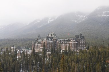 Banff Springs Hotel clipart